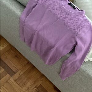 Purple Knit Sweater